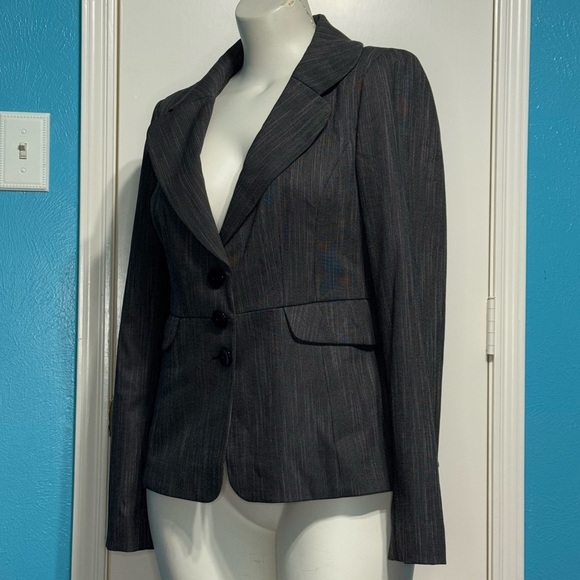 Classiques Entier Black with Brown hues Blazer Tailored Professional Jacket 14 - Picture 3 of 16